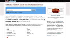 Desktop Screenshot of dojos.com.au