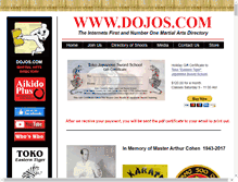 Tablet Screenshot of dojos.com